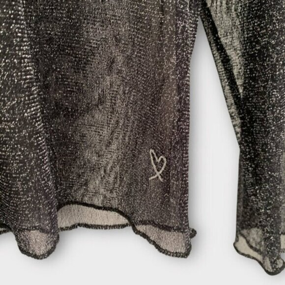 NWT Victoria’s Secret Sheer Long Sleeve Top - Picture 4 of 8